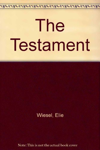 The Testament (9780553208108) by Wiesel, Elie