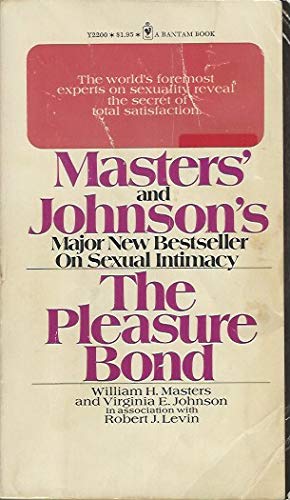 Beispielbild fr The Pleasure Bond zum Verkauf von Best and Fastest Books