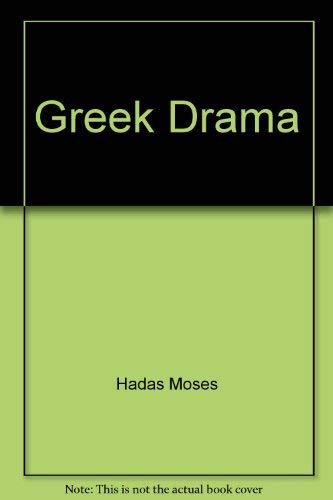 Stock image for Greek Drama for sale by Better World Books
