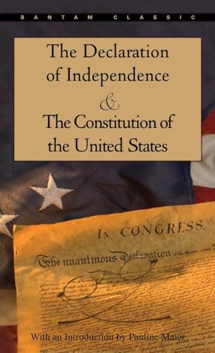 Beispielbild für The Declaration of Independence and The Constitution of the United States (Bantam Classic) zum Verkauf von Reuseabook