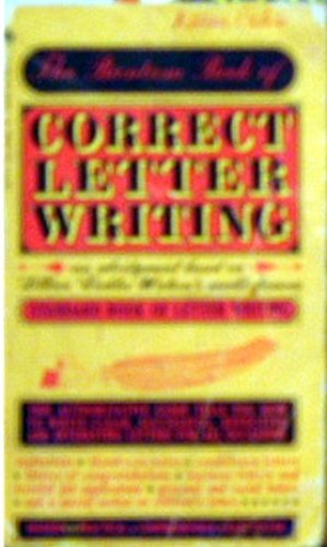Imagen de archivo de The Bantam Book of Correct Letter Writing a la venta por SecondSale