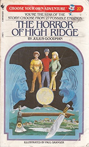 Imagen de archivo de The Horror of High Ridge (Choose Your Own Adventure) a la venta por WorldofBooks
