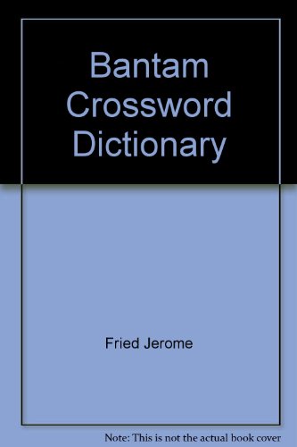 9780553240870: Bantam Crossword Dictionary