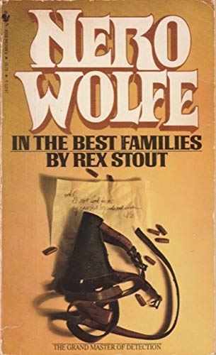 Stock image for In the Best Families (A Nero Wolfe Mystery) for sale by GF Books, Inc.