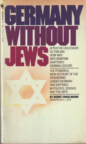 9780553244458: Germany Without Jews (English and German Edition)