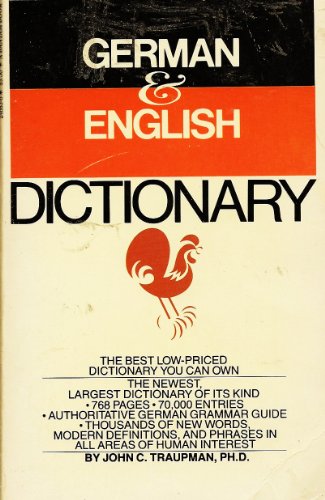 Beispielbild fr Bantam New College German\English Dictionary zum Verkauf von Better World Books