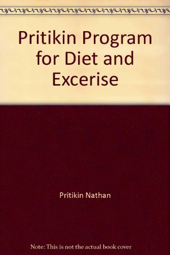 Imagen de archivo de Pritikin Program for Diet and Exercise a la venta por Better World Books