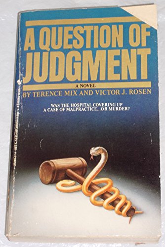 Stock image for A Question of Judgement for sale by ThriftBooks-Dallas