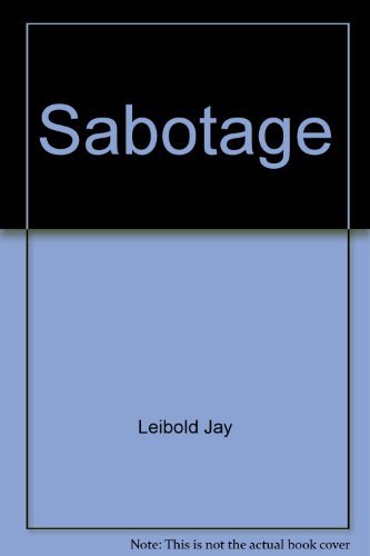 Imagen de archivo de Sabotage a la venta por Better World Books