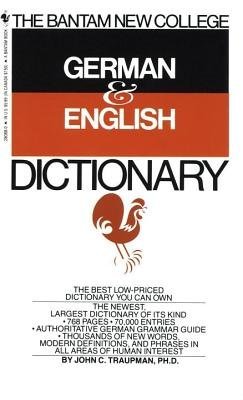 9780553259537: The Bantam New College German & English Dictionary