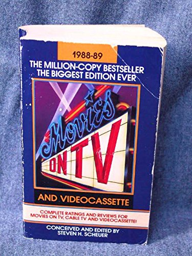 Beispielbild fr Movies on TV and Videocasette 1988-89 zum Verkauf von Bernhard Kiewel Rare Books