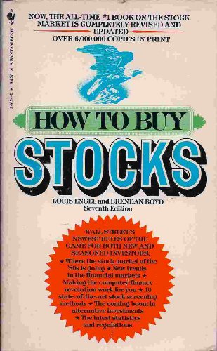 Beispielbild fr How to Buy Stocks zum Verkauf von Wonder Book