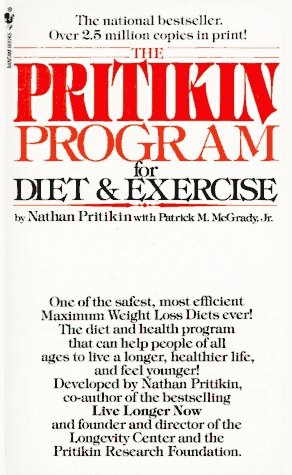 Imagen de archivo de Pritikin Program/Diet/Exercise a la venta por Hawking Books