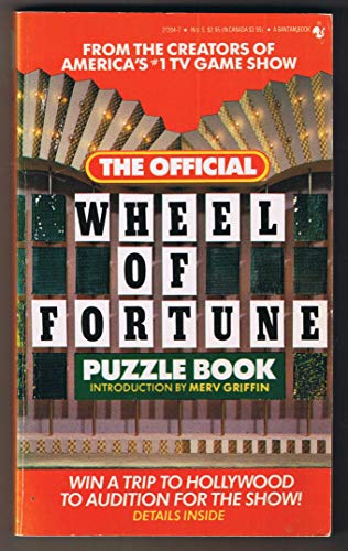 Beispielbild fr The Official Wheel Of Fortune Puzzle Book zum Verkauf von GoldBooks