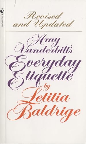 Beispielbild fr Amy Vanderbilt's Everyday Etiquette zum Verkauf von WorldofBooks