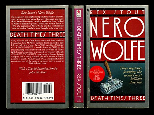 9780553278286: Death Times Three: A Nero Wolfe Mystery
