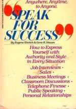Stock image for Speak for Success for sale by ThriftBooks-Dallas