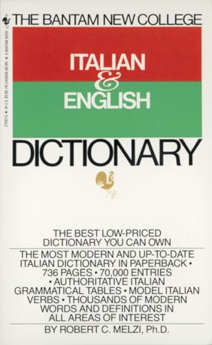 Stock image for The Bantam New College Italian & English Dictionar for sale by Russell Books