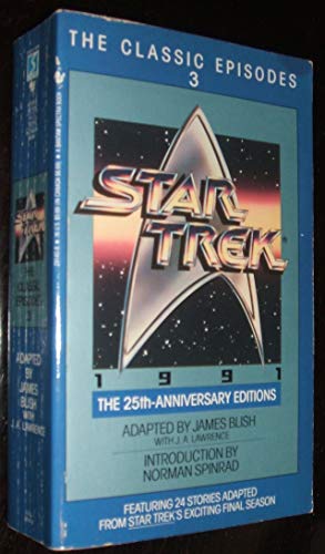 Imagen de archivo de Star Trek: The Classic Episodes, Vol. 3 - The 25th Anniversary Editions a la venta por Jenson Books Inc