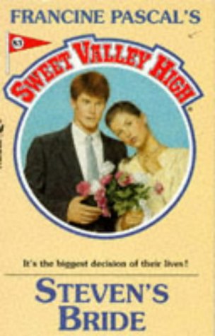 Imagen de archivo de STEVEN'S BRIDE (SWEET VALLEY HIGH) a la venta por More Than Words
