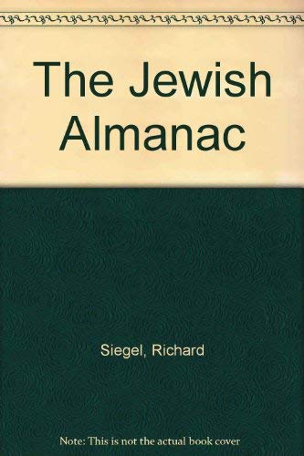 The Jewish Almanac (9780553340037) by Siegel, Richard; Rheins, Carl