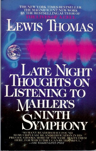 Imagen de archivo de Late Night Thoughts on Listening to Mahler's Ninth Symphony a la venta por Wonder Book