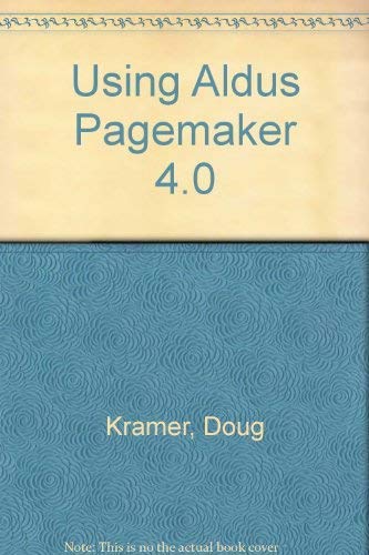 Stock image for USING ALDUS PAGEMAKER 4.0 3RD (Bantam Desktop Publishing Library) for sale by Wonder Book