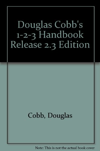 Beispielbild fr Douglas Cobb's 1-2-3 Handbook Release 2.3 Edition zum Verkauf von Bahamut Media