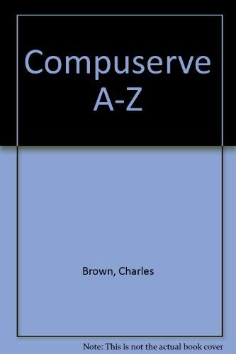 Stock image for Compuserve from a to Z for sale by HPB-Red