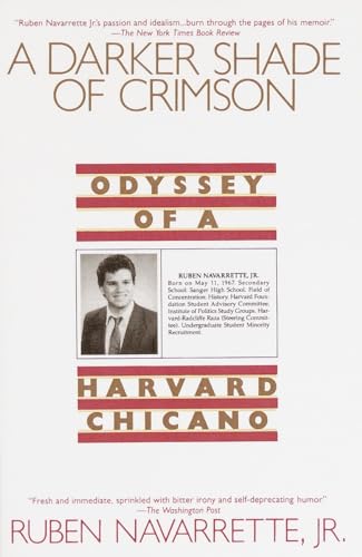 Beispielbild fr A Darker Shade of Crimson: Odyssey of a Harvard Chicano zum Verkauf von SecondSale