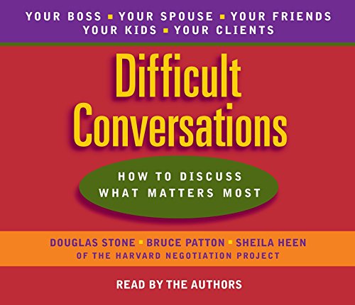 Stock image for Difficult Conversations: How to Discuss What Matters Most for sale by HPB-Red