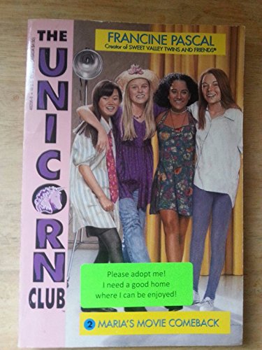 Imagen de archivo de Maria's Movie Comeback (Unicorn Club) a la venta por WorldofBooks