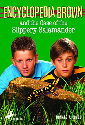 Beispielbild fr Encyclopedia Brown and the Case of the Slippery Salamander zum Verkauf von Wonder Book