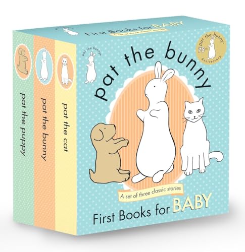 Pat the Bunny Set: First Books for Baby (Pat the Bunny, Pat the Cat, Pat the Puppy) (Touch-and-Feel)