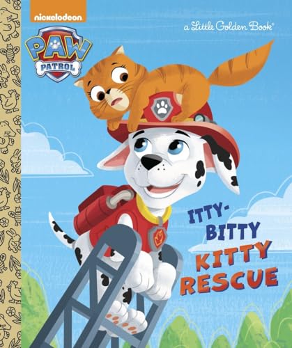 Beispielbild fr The Itty-Bitty Kitty Rescue (Paw Patrol) (Little Golden Book) zum Verkauf von SecondSale