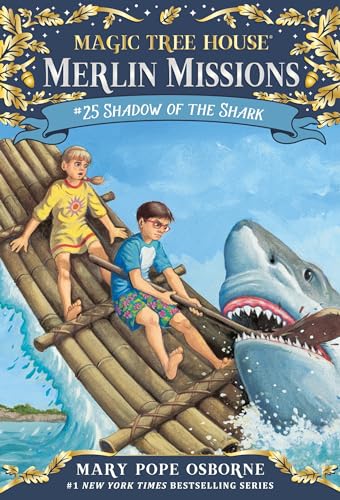 Beispielbild fr Magic Tree House #53: Shadow of the Shark (Stepping Stone Book(tm)) (A Stepping Stone Book): 25 (Magic Tree House (R) Merlin Mission) zum Verkauf von WorldofBooks