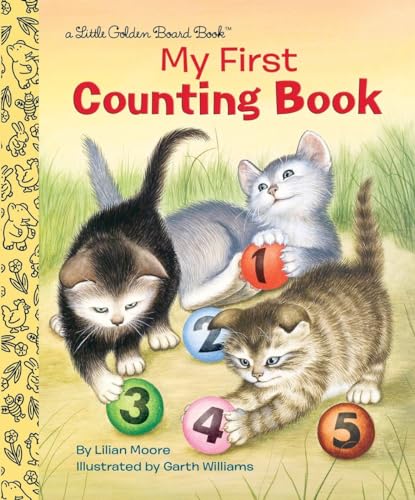 9780553522235: My First Counting Book (Little Golden Board Book)