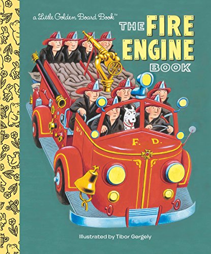 9780553522242: The Fire Engine Book (Little Golden Board Book)