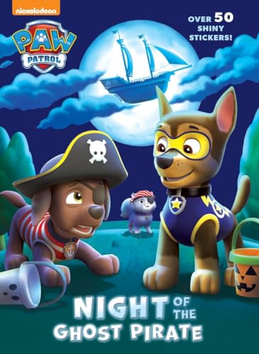 Beispielbild fr Night of the Ghost Pirate (Paw Patrol) (Hologramatic Sticker Book) zum Verkauf von SecondSale