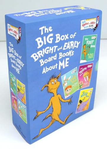 Imagen de archivo de The Big Box of Bright and Early Board Books About Me: The Foot Book by Dr. Seuss; The Eye Book by Dr. Seuss; The Tooth Book by Dr. Seuss; The Nose Book by Al Perkins (Big Bright & Early Board Book) a la venta por Blindpig Books