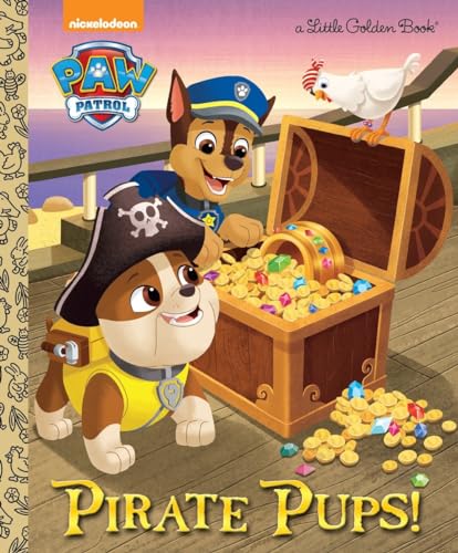 Beispielbild fr Pirate Pups! (Paw Patrol) (Little Golden Book) zum Verkauf von SecondSale