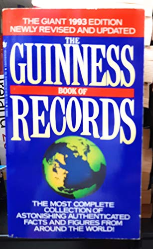 Beispielbild fr Guinness Book of Records 1993, The zum Verkauf von Wonder Book