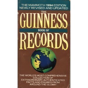 Beispielbild für The Guinness Book Of Records 1994 (Guinness Book of Records, 32nd ed) zum Verkauf von Anderson Book