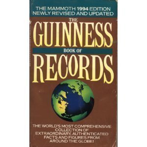 Imagen de archivo de The Guinness Book Of Records 1994 (Guinness Book of Records, 32nd ed) a la venta por Anderson Book