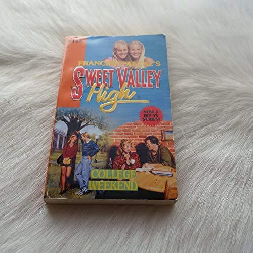 9780553566369: College Weekend (SWEET VALLEY HIGH)