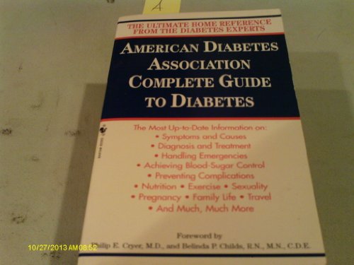 Beispielbild fr ADA Complete Guide to Diabetes: The Ultimate Home Reference from the Diabetes Experts zum Verkauf von Wonder Book