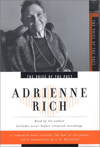 9780553714890: Adrienne Rich (Voice of the Poet)