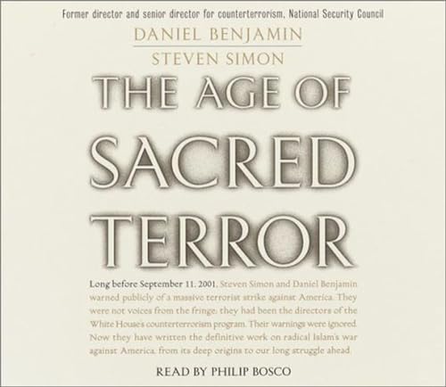 Imagen de archivo de The Age of Sacred Terror (5 Compact Discs) a la venta por gigabooks