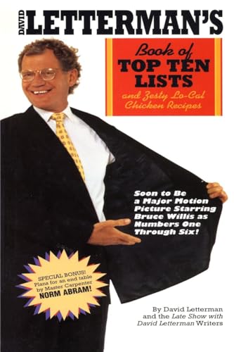 9780553763577: David Letterman's Book of Top Ten Lists: and Zesty Lo-Cal Chicken Recipes