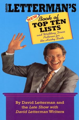 Stock image for David Letterman's New Book of Top Ten Lists: And Wedding Dress Patterns for the Husky Bride for sale by ThriftBooks-Dallas